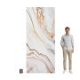 Panel stěnový XXL Arabescato Zlatý Lesklý 120 x 280 cm 3 mm (B)