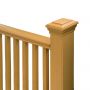 Balustrada kompozytowa Dąb Jasny 140 x 113 cm (1 słupek)