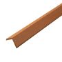 Kompozitní Rohová Lišta Classic Přírodní Hnědý 50x50 mm – 2,4 m
