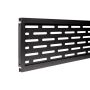 Dekorativní plotový panel Alfa Antracit 30 x 180 cm