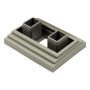 Upevňovací prvek pro dekorativní profily Premium Antique 9 x 4 cm