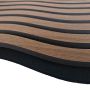Lamele ścienne akustyczne na filcu S-Line Dąb Ciemny Fornir 2,1 x 30,5 cm – dł. 2,7 m