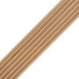 Lamely stěnové SPC nízké Zlatý Dub Mat 1,2 x 15,5 cm – 2,8 m