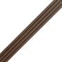 Kompozitní Plochá Lišta Timber Eben 50x10 mm - 2,4 m