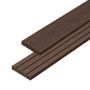 Kompozitní Plochá Lišta Timber Eben 50x10 mm - 2,4 m