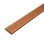 Kompozitní Krycí Lišta Classic Přírodní Hnědý 55 x 10 mm – 2,4 m