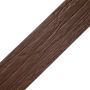 WPC plochá krycí lišta Solid XL Brown 140x10 mm – 3 m