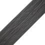 WPC plochá krycí lišta Solid XL Gray 140x10 mm – 3 m