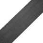 WPC plochá krycí lišta Solid XL Gray 140x10 mm – 3 m