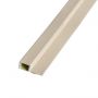 Listwa Lamelowa Zakończeniowa Ecru Brokat 2,4 x 4,3 cm – dł. 2,7 m