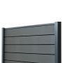 Kompozitní plotový panel Standard Antracit – 1 sloupek
