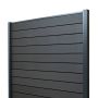 Kompozitní plotový panel Standard Antracit – 1 sloupek