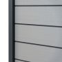  Kompozitní plotový panel Standard šedý – 1 sloupek