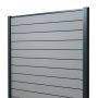  Kompozitní plotový panel Standard šedý – 1 sloupek