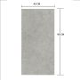 Vinylový podlahový panel SPC Kámen Limestone Šedý Mat 45 × 90 cm 4 mm