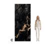 Panel stěnový XXL Portoro Černý Lesklý 120 x 280 cm 3 mm (C)