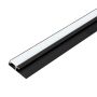 Hliníkový LED ukončovací profil 4,5 mm pro stěnové panely Černý Mat – 2,9 m