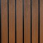 Lamelové plotové prkno DUO Premium Teak / Černý - 1,8 m