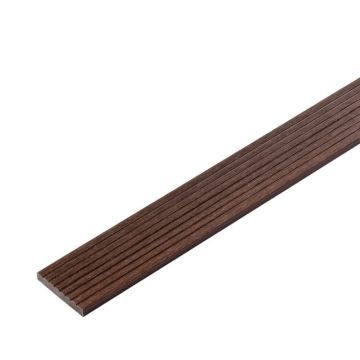 Kompozitní Plochá Lišta Premium Redwood 70x10 mm – 2,9 m