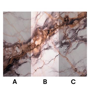 Panel stěnový XXL Breccia Měděný Lesklý 120 x 280 cm 3 mm (B)