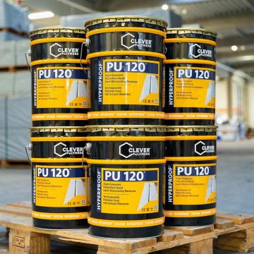 Jednokomponentní polyuretanová hydroizolace CLEVER PU120 – 25 kg