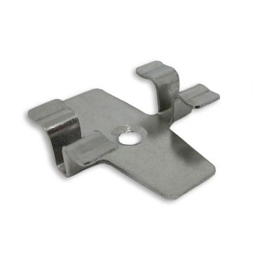 Klips montażowy ze stali nierdzewnej L-8 do deski Premium + wkręt – 50 szt.