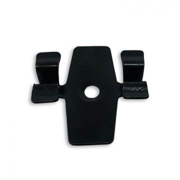 Nerezový klips L-8 pro desku Premium + šroub - 50 ks. (černý)