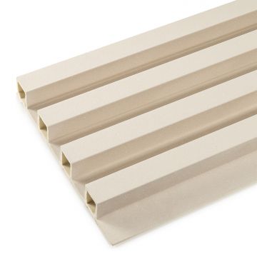 Dekorativní Panel Lamelový Brokát Ecru 160x24 - 2,7 m