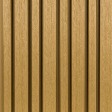 Venkovní Lamelový Obklad Asymetrický Premium Dub – 2,9 m