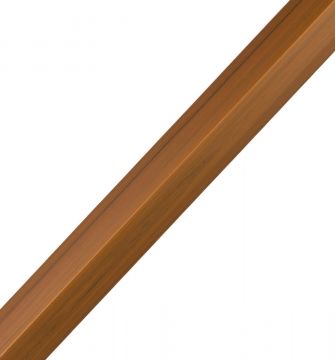 Kompozitní Rohová Lišta Premium Amber 50x50 mm - 2,9 m