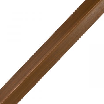 Kompozitní Rohová Lišta Premium Teak 50x50 mm - 2,9 m