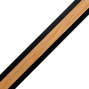Spojovací Lišta Lamelová Premium Dub Přírodní / Černý – 2,9 m