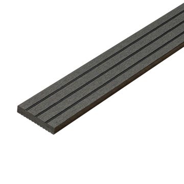 Kompozitní Plochá Lišta Timber Grafit 50x10 mm - 2,4 m