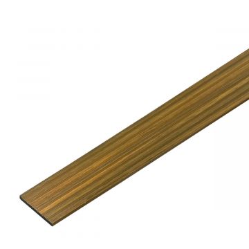 Kompozitní Plochá Lišta Premium Dub Rustikální 70x10 mm – 2,9 m
