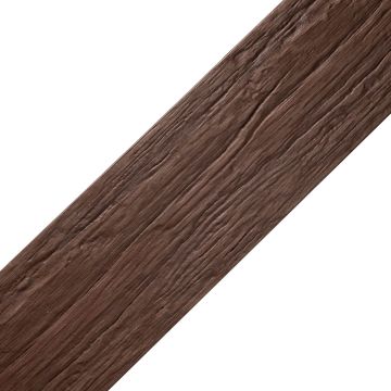 WPC plochá krycí lišta Solid XL Brown 140x10 mm – 3 m