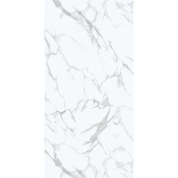 Panel stěnový SPC Mramor Calacatta Bílý Lesklý 60 x 120 cm 4 mm