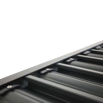 Hliníková zahradní pergola s nastavitelnou střechou Antracit 3 x 3 m