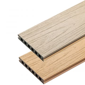 Deska Tarasowa Kompozytowa Premium Ecru / Dąb Jasny – dł. 3 m