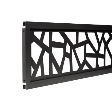 Dekorativní plotový panel Artis Antracit 30 x 180 cm