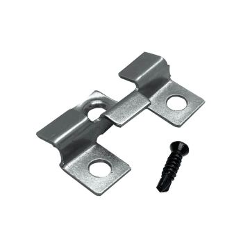 Klips mocujący do lameli elewacyjnych DUO + wkręt nierdzewny samowiertny Torx 1 szt.