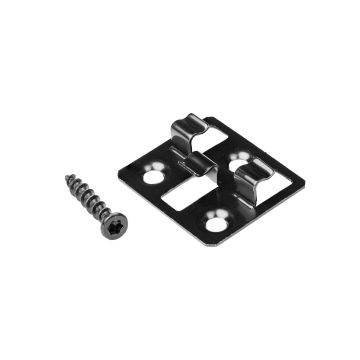 Nerezový montážní klip pro terasové prkno Solid XL + vrut – 50 ks