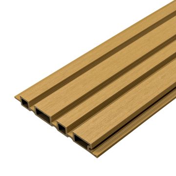 Venkovní Lamelový Obklad Asymetrický Premium Dub – 2,9 m