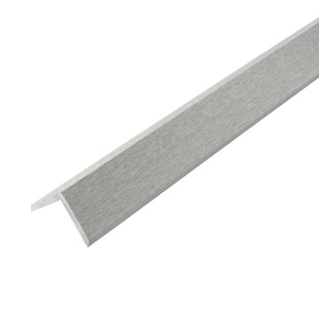 Listwa Kompozytowa Kątowa 3D Classic Ciepły Szary 50x50 mm – dł. 2,4 m
