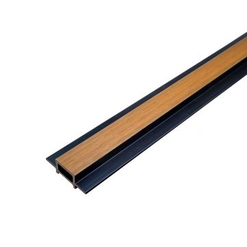 Spojovací Lišta Lamelová Premium Zlatý Dub / Černý – 2,9 m