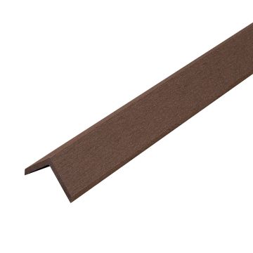 Kompozitní rohová lišta Timber Eben 50 × 50 mm – 2,4 m