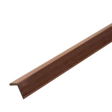 WPC rohová lišta SOLID XL Brown 50 x 50 mm – 3 m