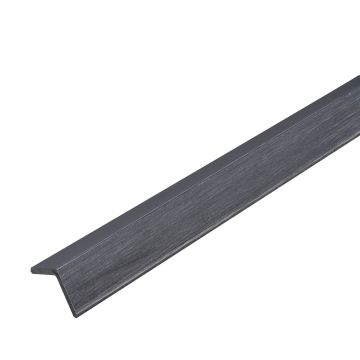 WPC rohová lišta SOLID XL Gray 50 x 50 mm – 3 m