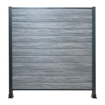 Panel ogrodzeniowy kompozytowy Premium Gray – 2 słupki Panel ogrodzeniowy kompozytowy Premium Gray – 2 słupki