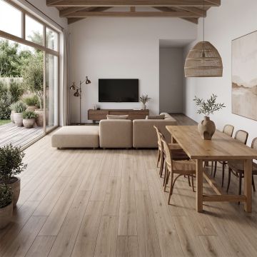 Vinylový podlahový panel SPC Dub Světlý Mat 18 × 122 cm 4 mm – 1 ks