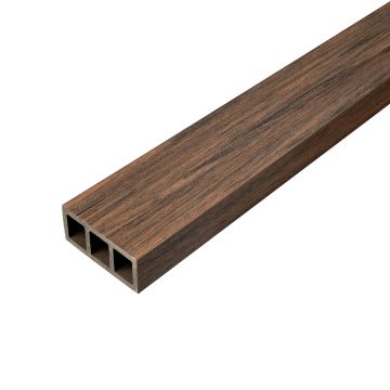 WPC dekorativní lamelový profil 9x4 cm Premium Teak – 2,8 m